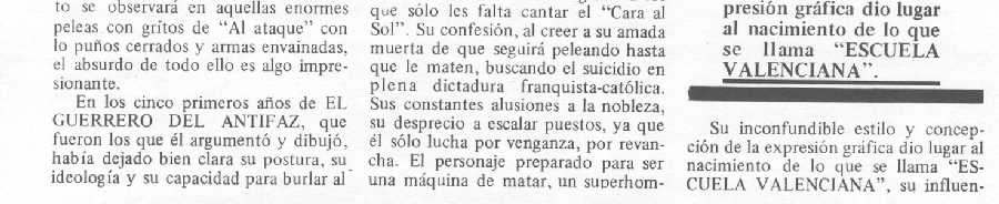 ARTICULO DE FRANSISCO TADEO JUAN PARA LA REVISTA SUNDAY N�10